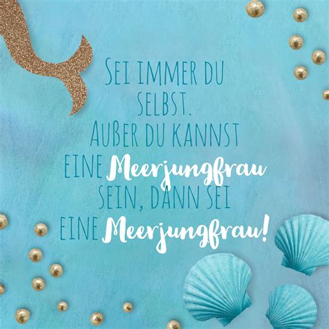 meerjungfrauen spruch